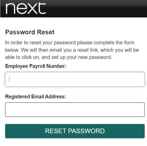 Next Employee Learning Portal Login Password Reset Steps